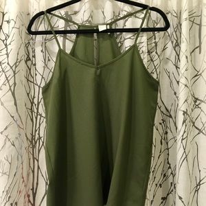 Green Razorback tank top